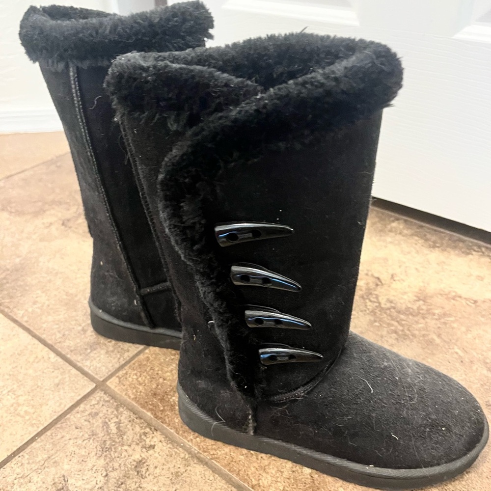 Women's Black Winter Boots
